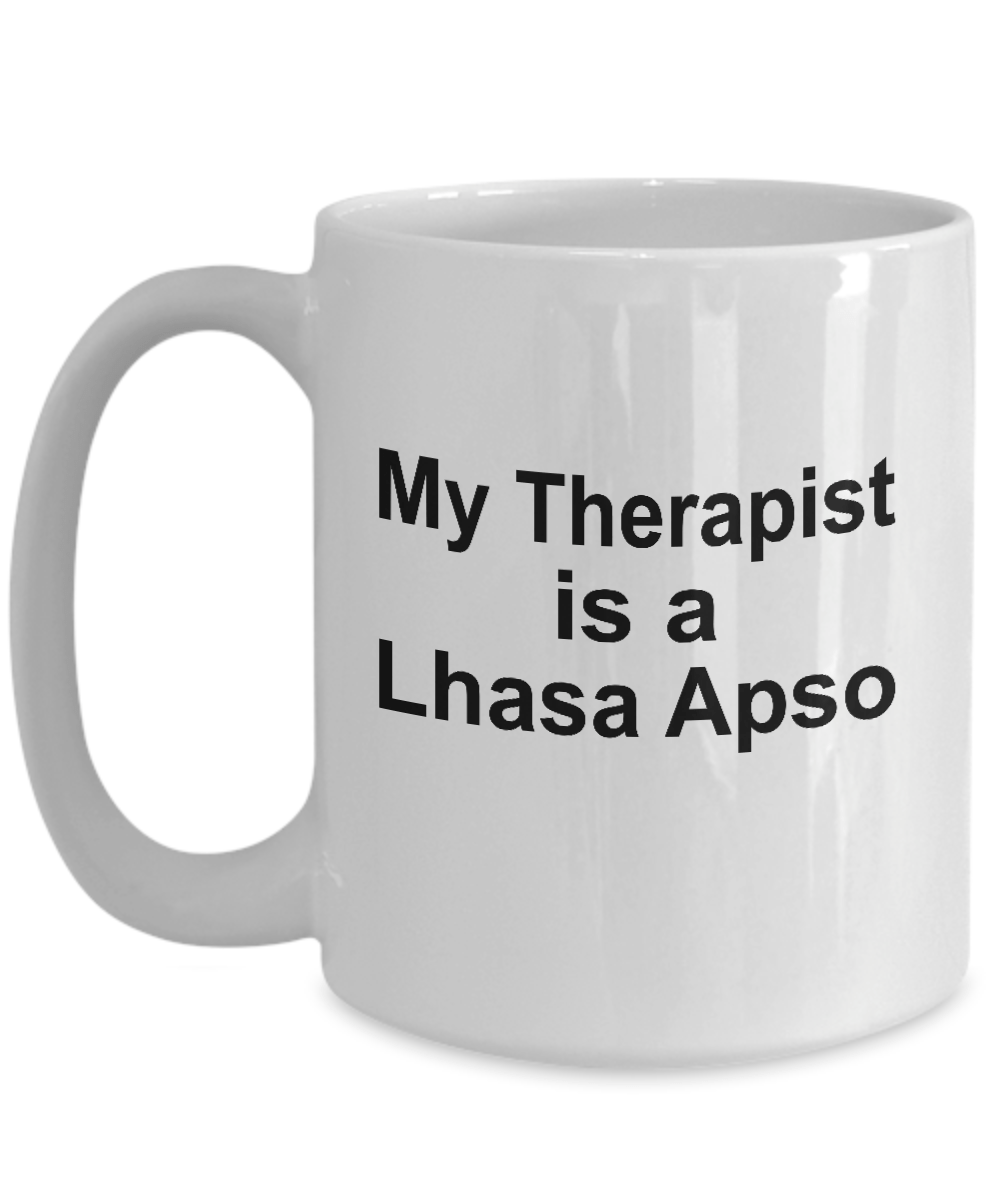 Lhasa Apso Dog Therapist Coffee Mug