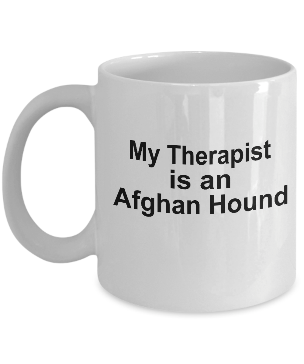 Afghan Hound Dog Therapist Coffee Mug