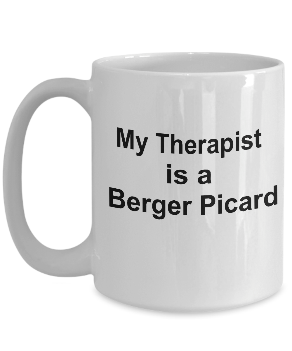 Berger Picard Dog Therapist Coffee Mug