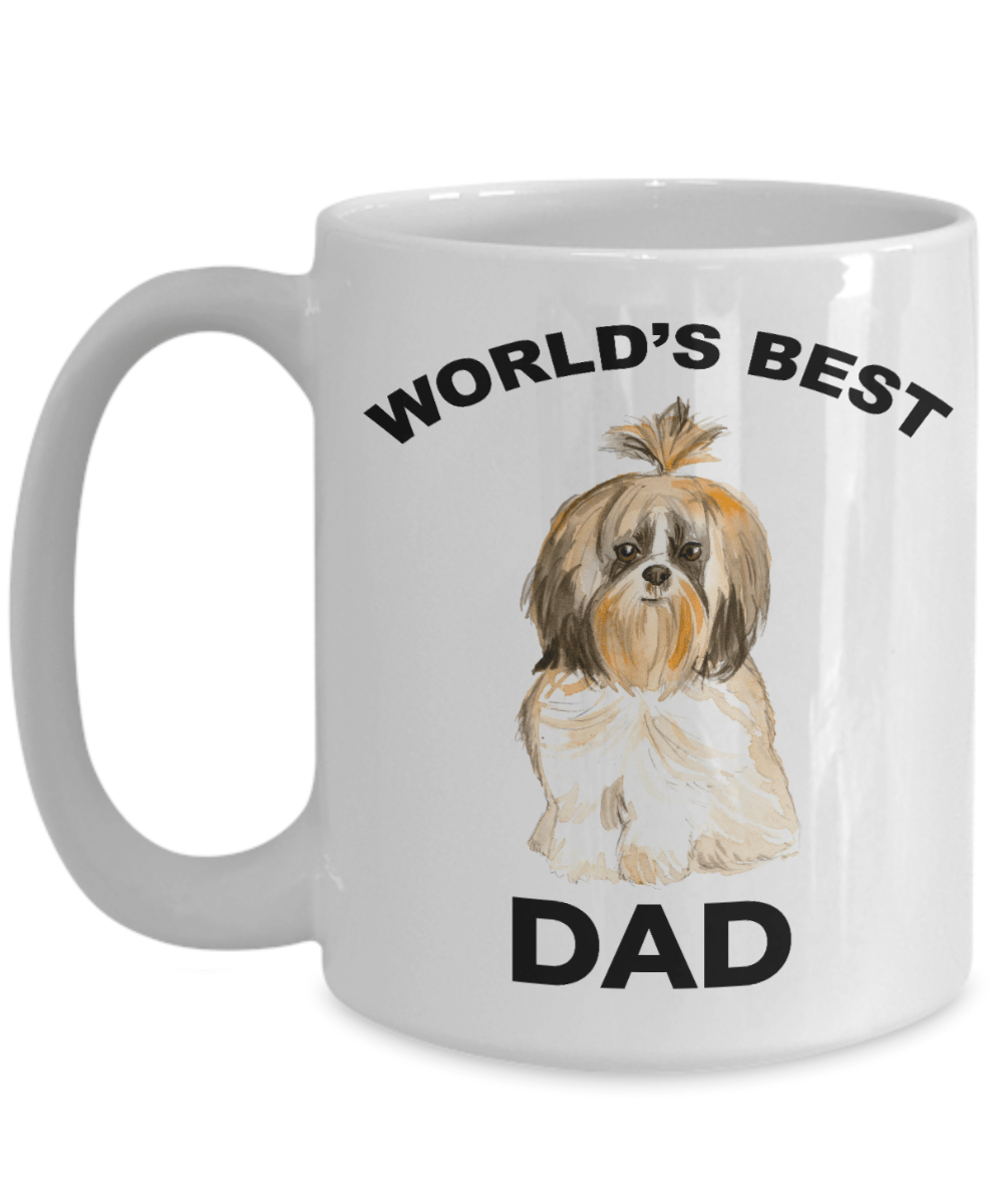 Shih Tzu Best Dog Dad Coffee Mug