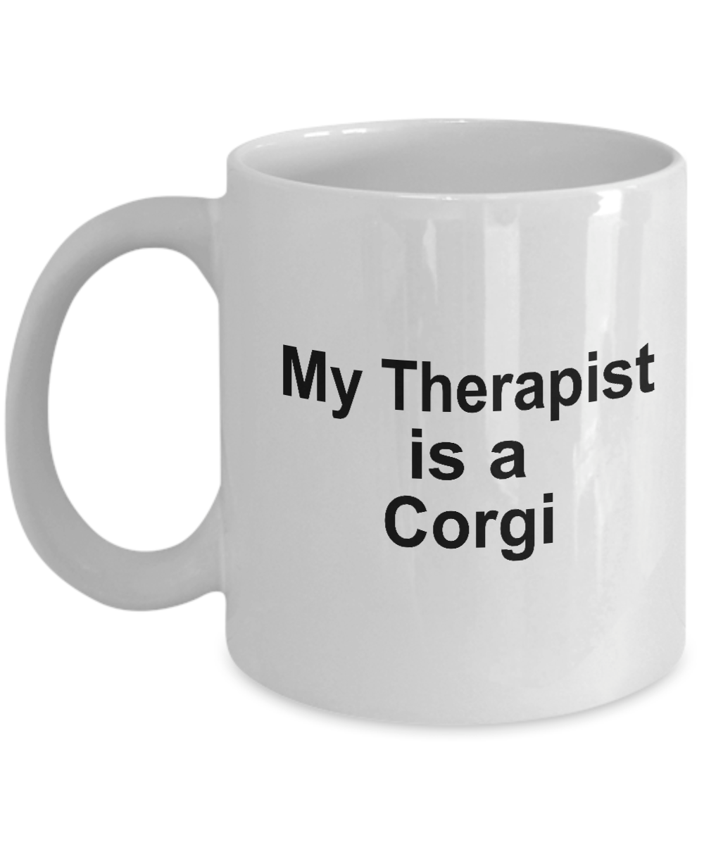 Funny Corgi Dog Therapist Coffee Mug