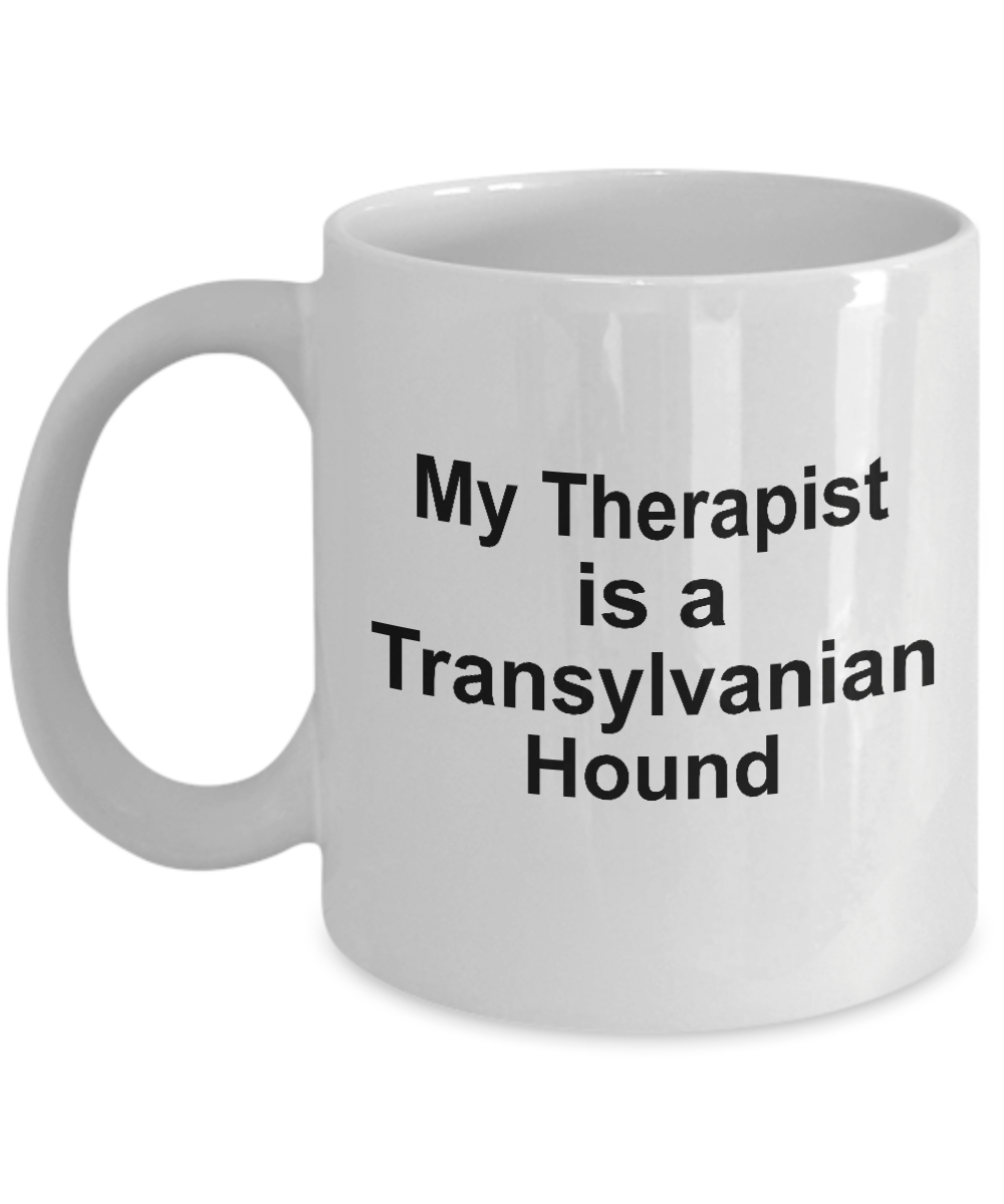 Transylvanian Hound Dog Owner Lover Funny Gift Therapist White Ceramic Coffee Mug