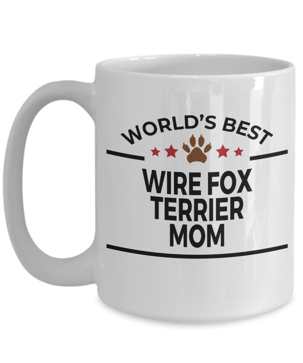 Wire Fox Terrier Dog Mom Coffee Mug