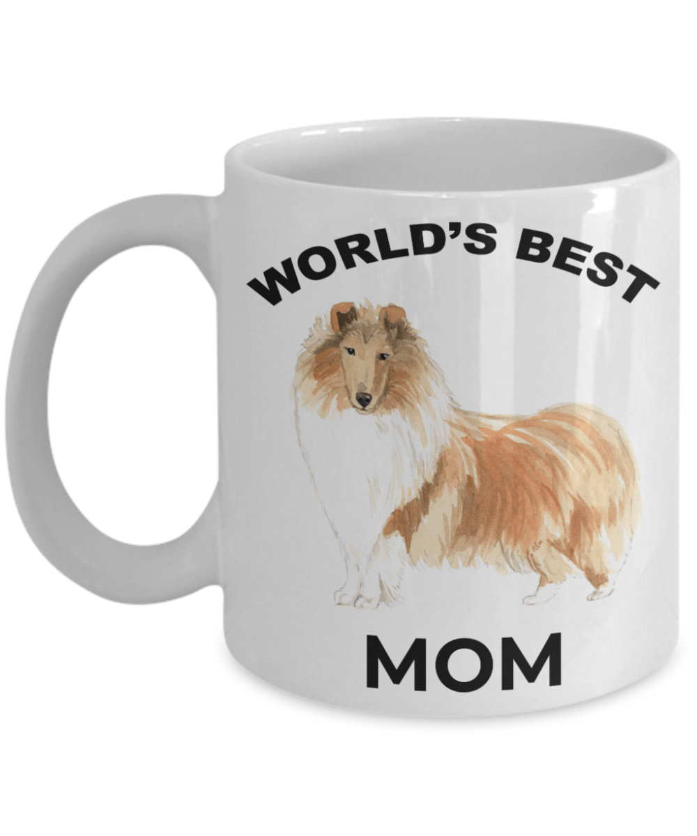 Collie Dog Best Mom Coffee Mug