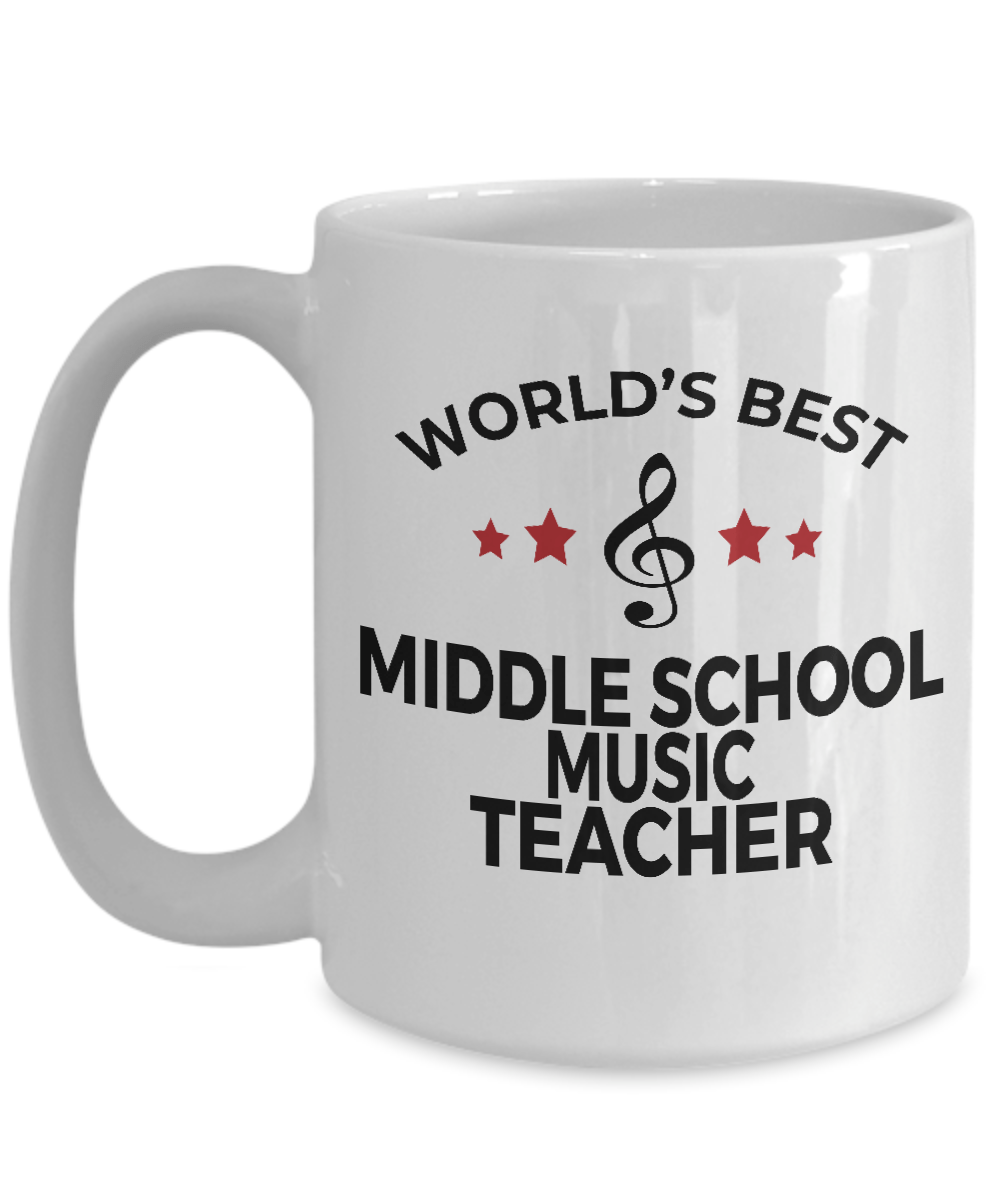 Middle School Music Teacher Mug