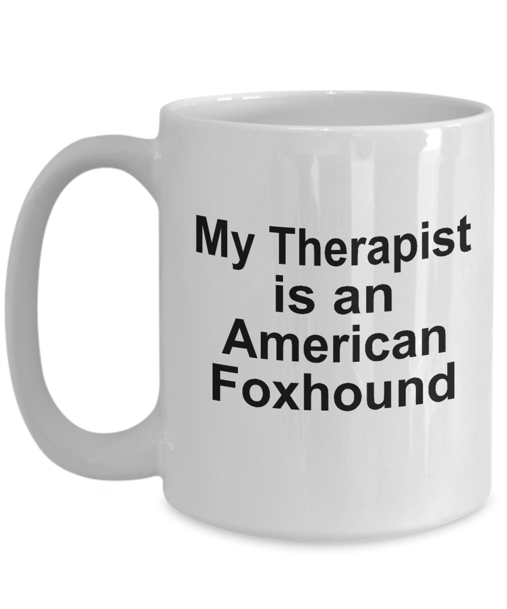 American Foxhound Dog Therapist Coffee Mug