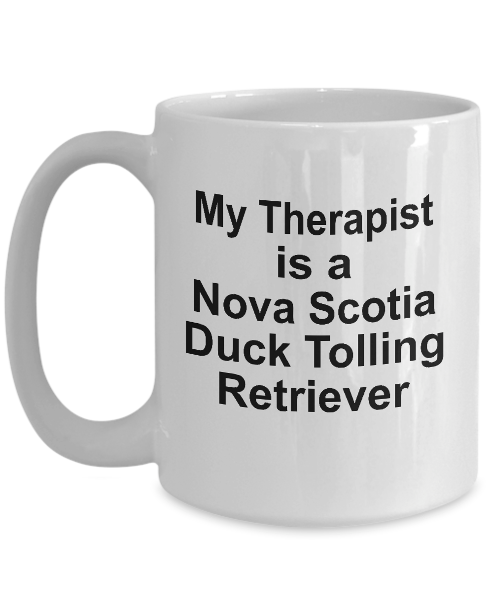 Nova Scotia Duck Tolling Retriever Dog Therapist Coffee Mug