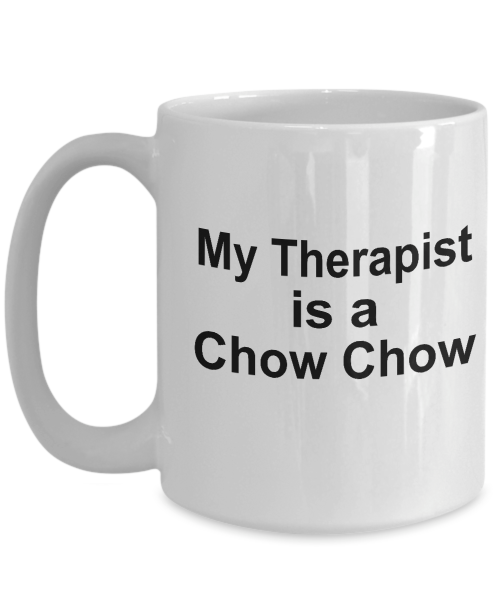 Chow Chow Dog Therapist Coffee Mug