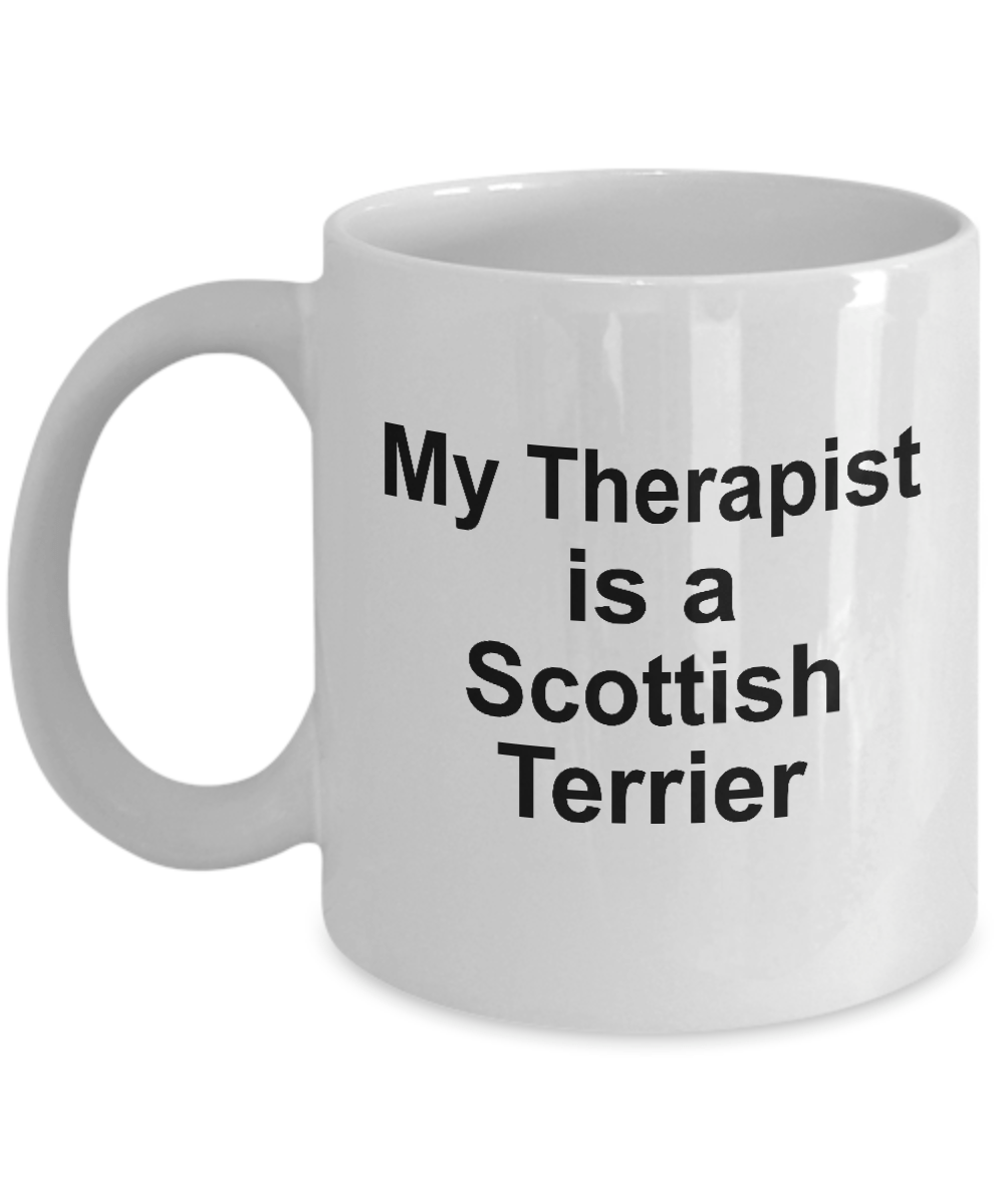 Scottish Terrier Dog Funny Therapist Coffee Mug