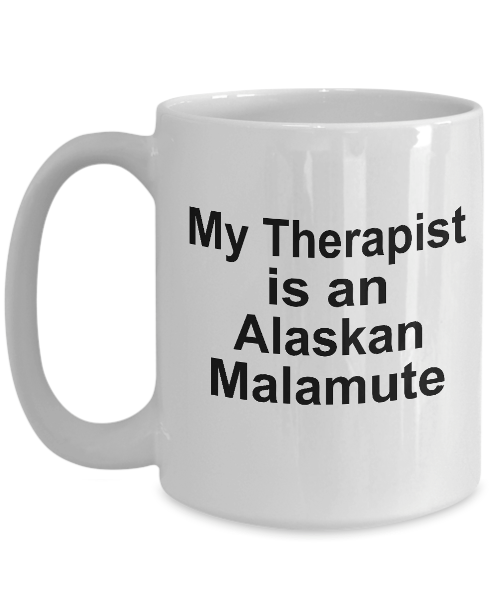 Alaskan Malamute Dog Therapist Coffee Mug