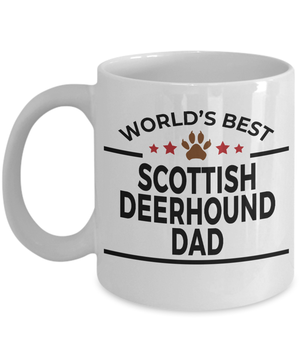 Scottish Deerhound Dog Dad Coffee Mug