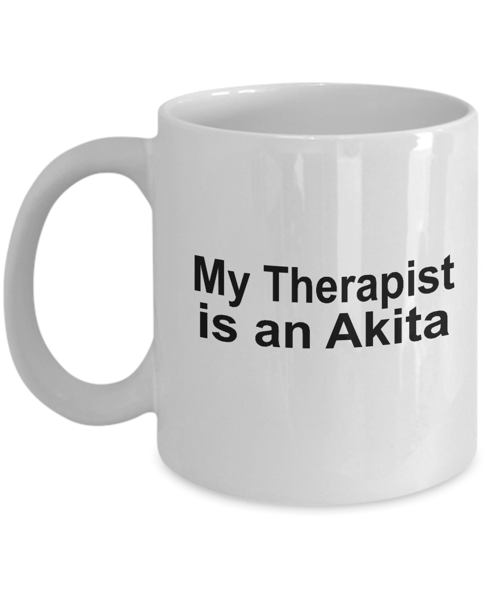 Akita Dog Therapist Coffee Mug