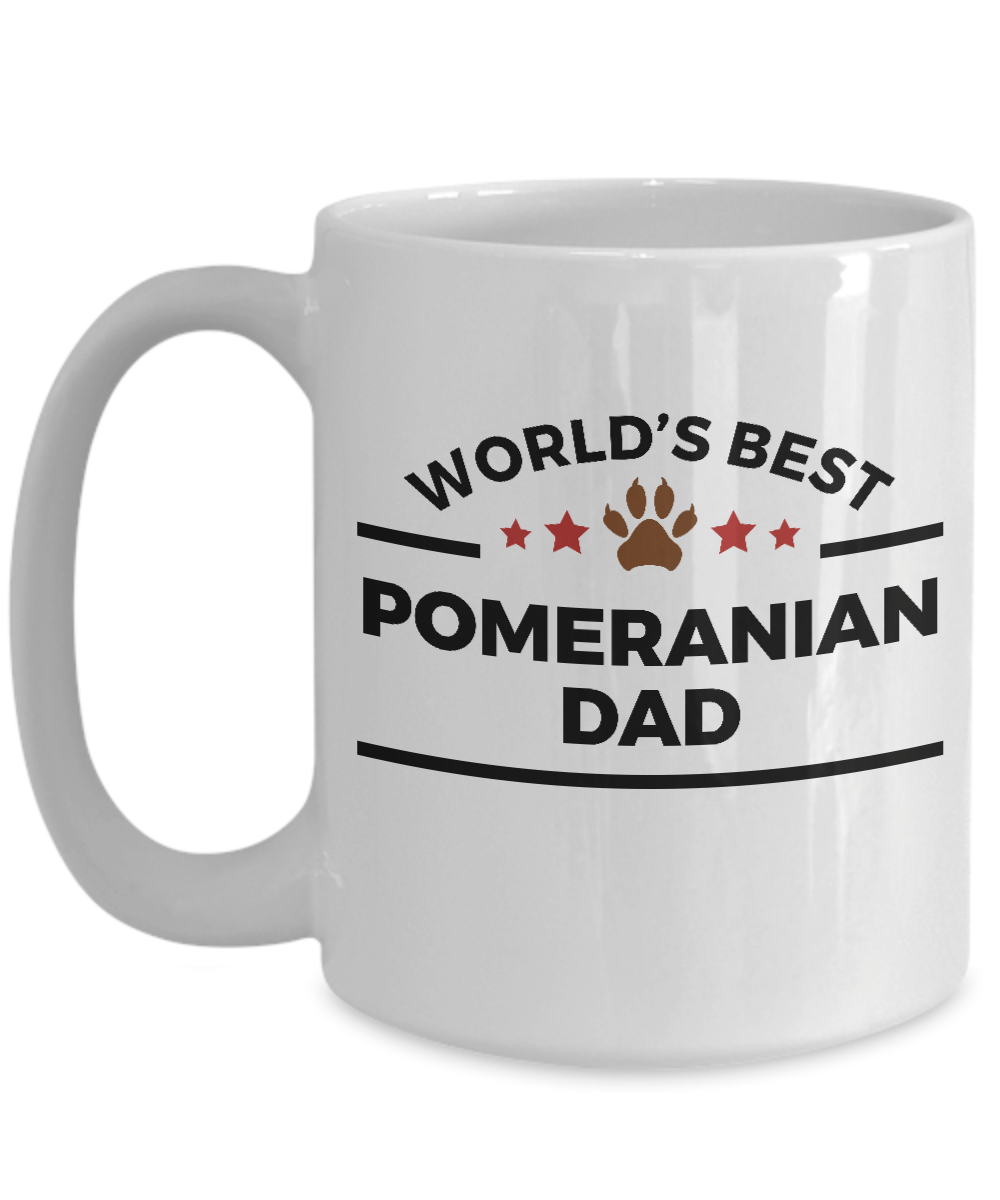 Pomeranian Dog Dad Coffee Mug