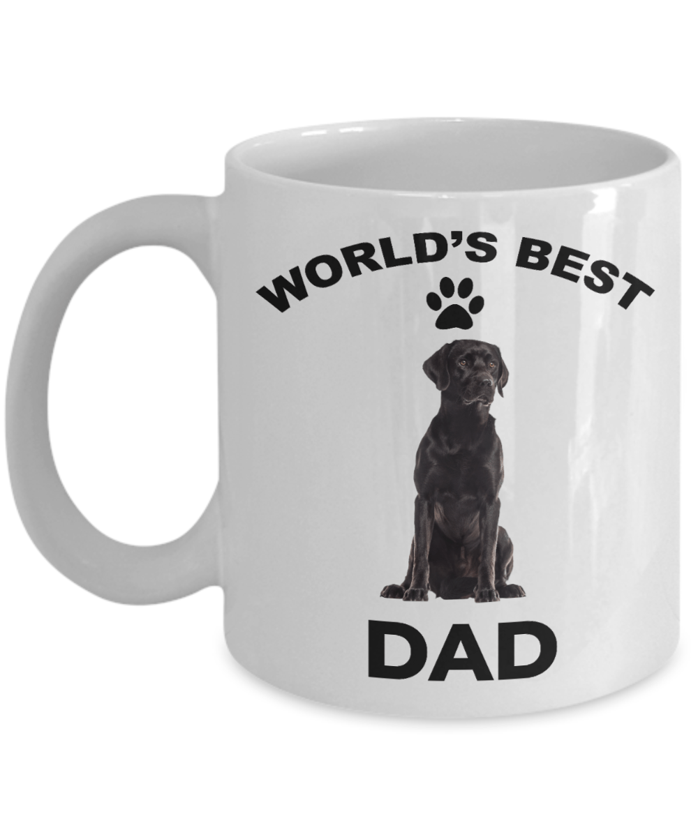 Black Labrador Retriever Best Dad Coffee Mug