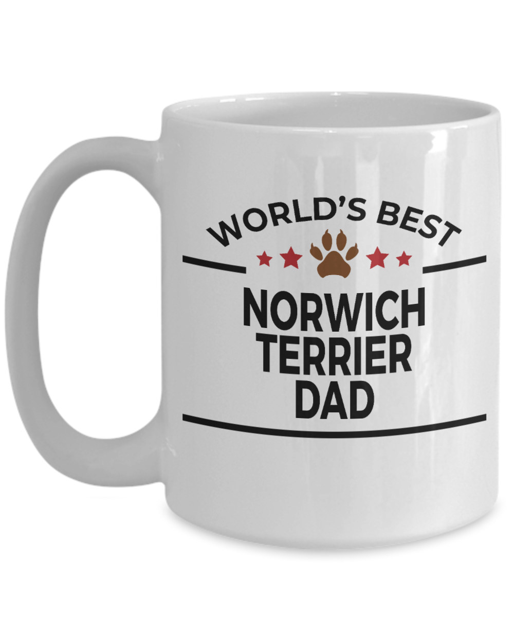 Norwich Terrier Dog Dad Coffee Mug