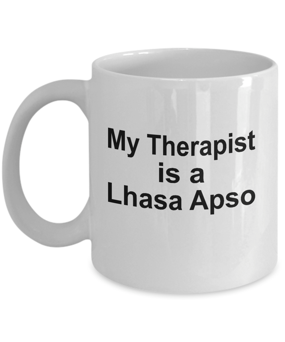 Lhasa Apso Dog Therapist Coffee Mug