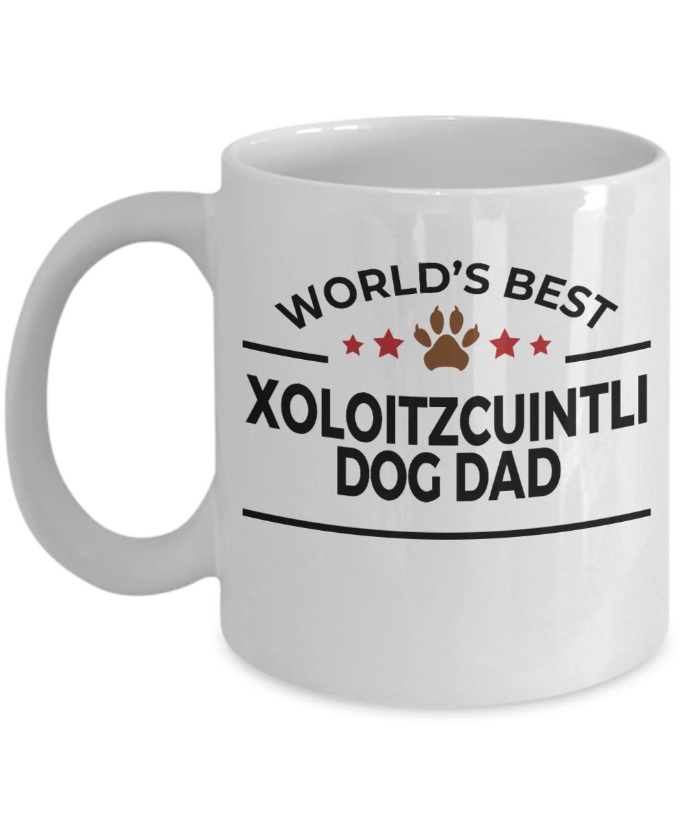 Xoloitzcuintli Best Dog Dad Ceramic Coffee Mug