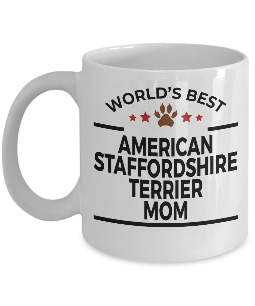 American Staffordshire Terrier Dog Mom Coffee Mug