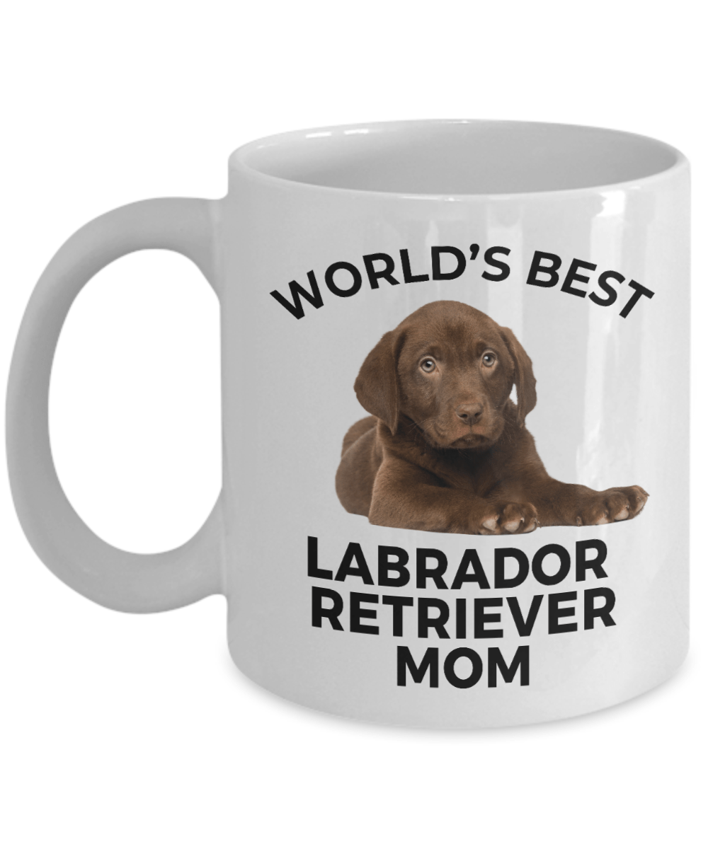 Labrador Retriever Chocolate Puppy Dog Mom Coffee Mug