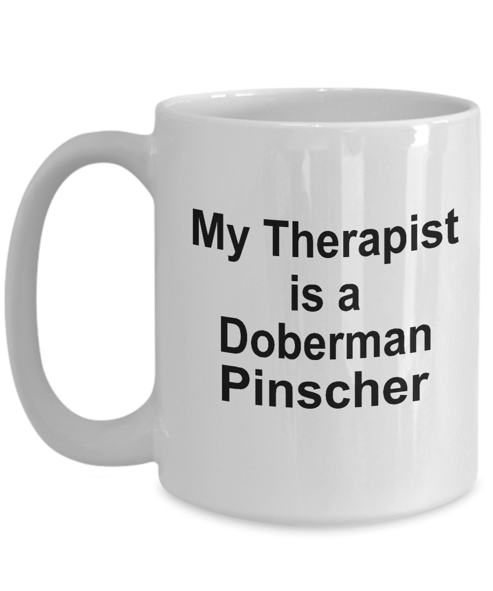 Doberman Pinscher Dog Therapist Coffee Mug