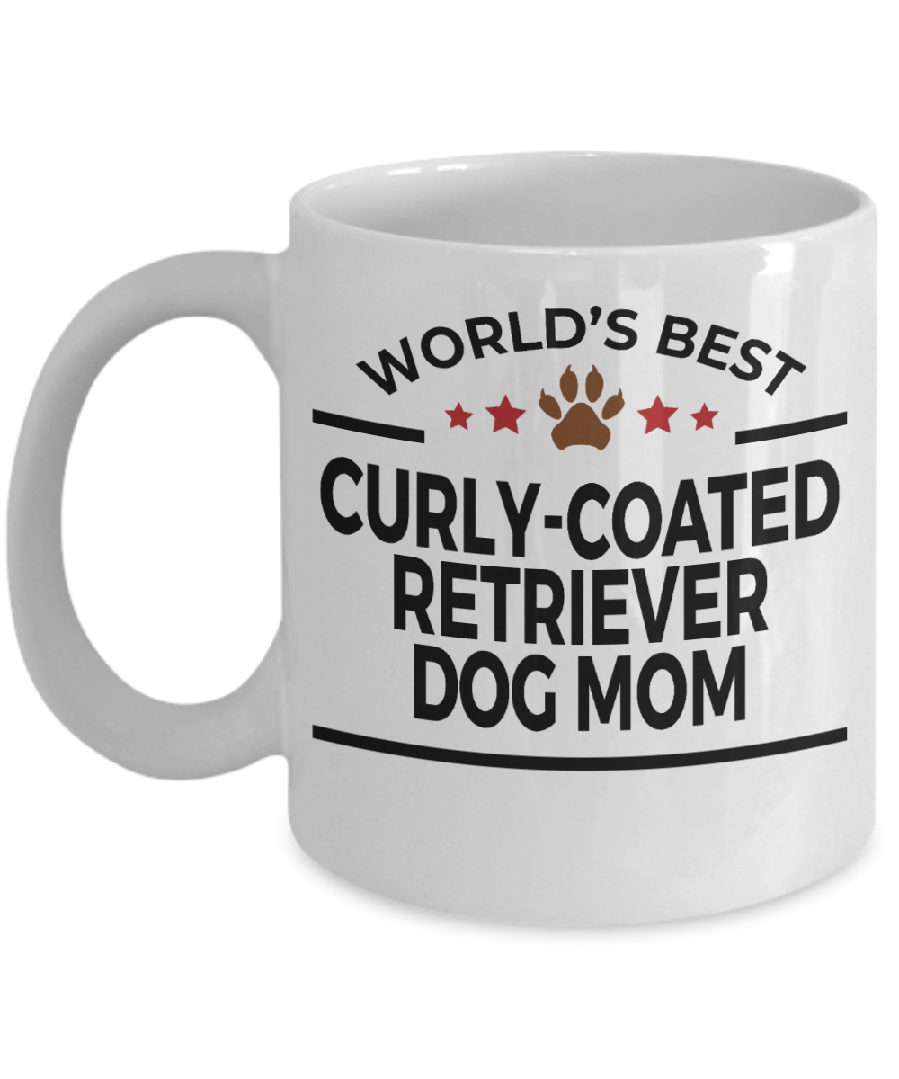 Curly-Coated Retriever Dog Mom Coffee Mug