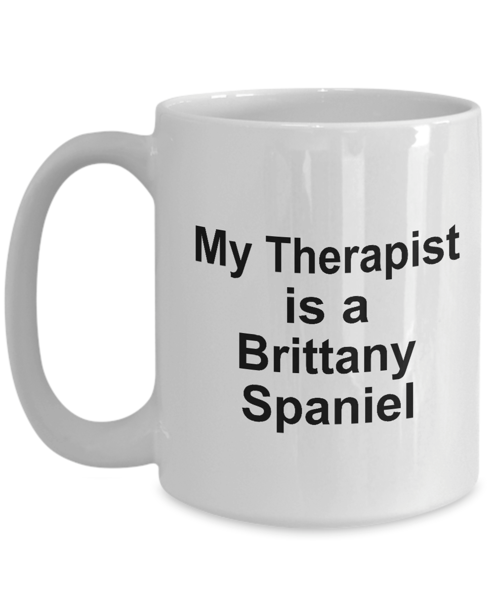 Brittany Spaniel Dog Therapist Coffee Mug