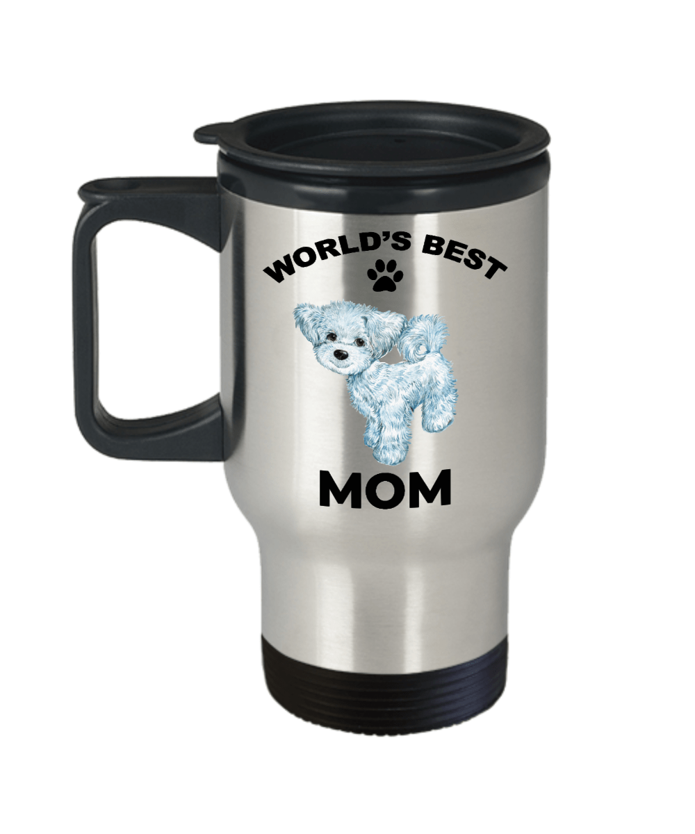 Maltese puppy cut Best Mom Travel Mug