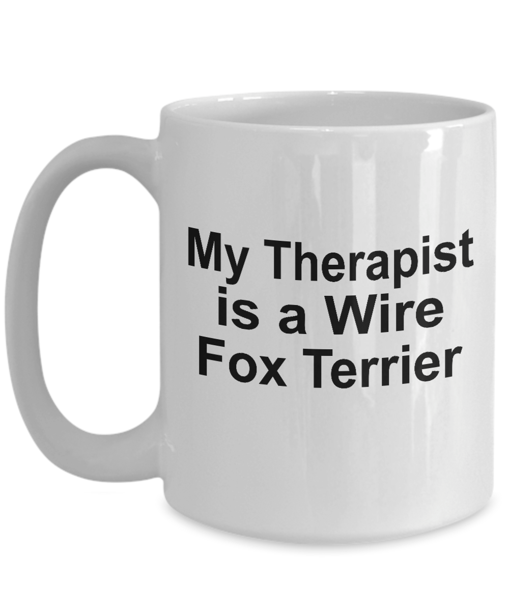 Wire Fox Terrier Dog Therapist Coffee Mug