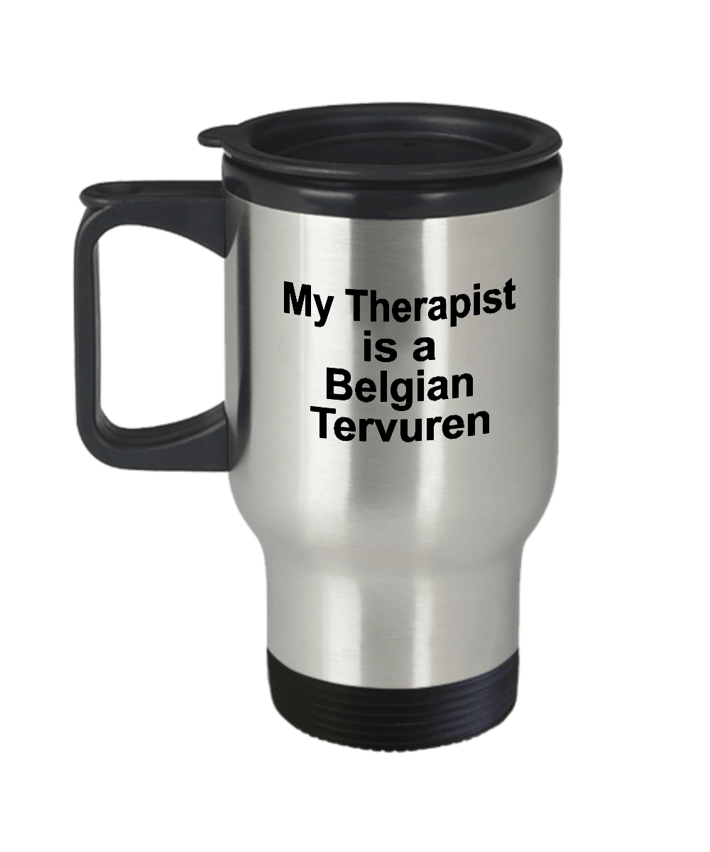 Belgian Tervuren Dog Therapist Travel Coffee Mug