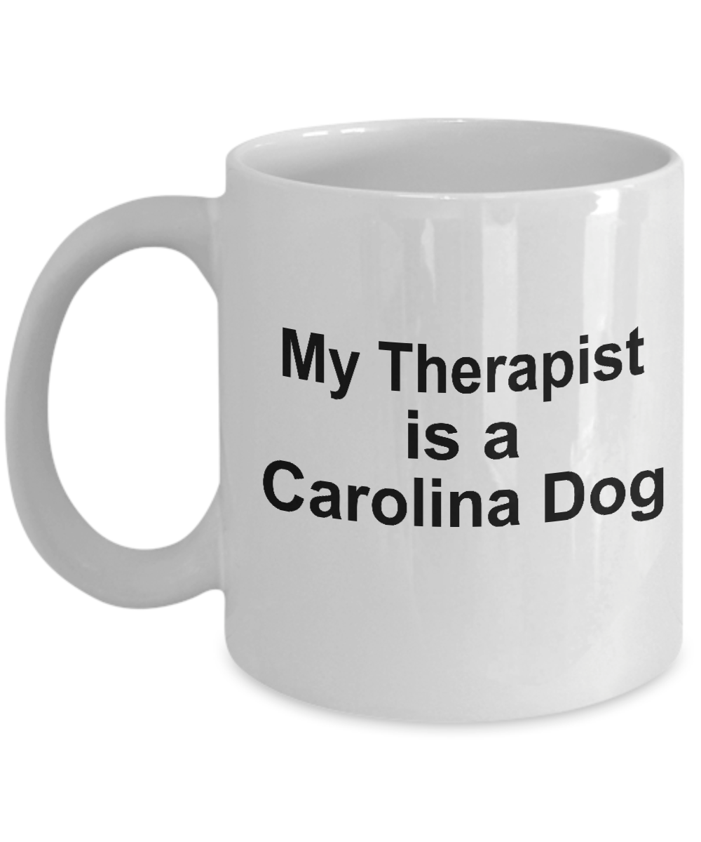 Carolina Dog Owner Lover Funny Gift Therapist White Ceramic Coffee Mug