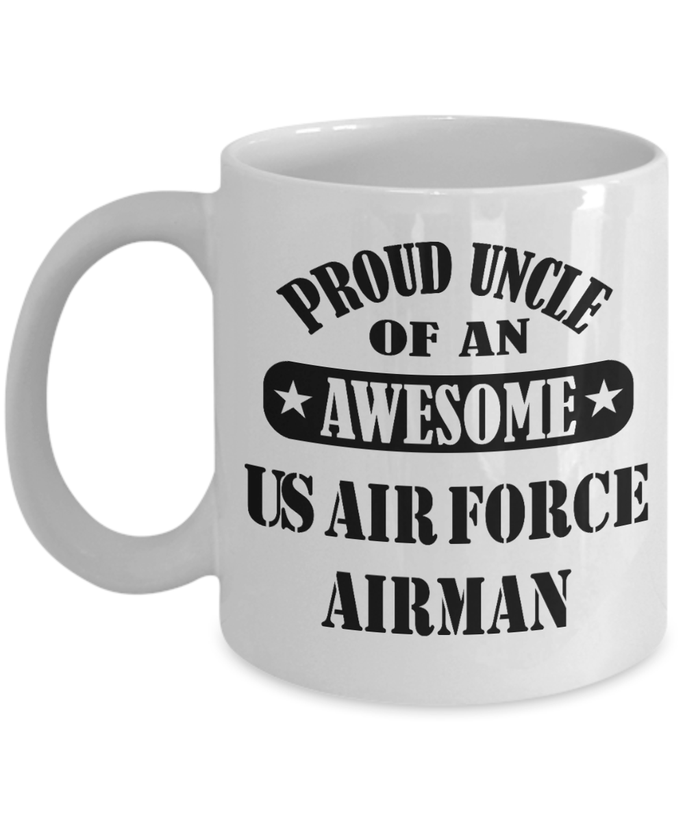 US Air Force Airman Proud Uncle Coffee Mug