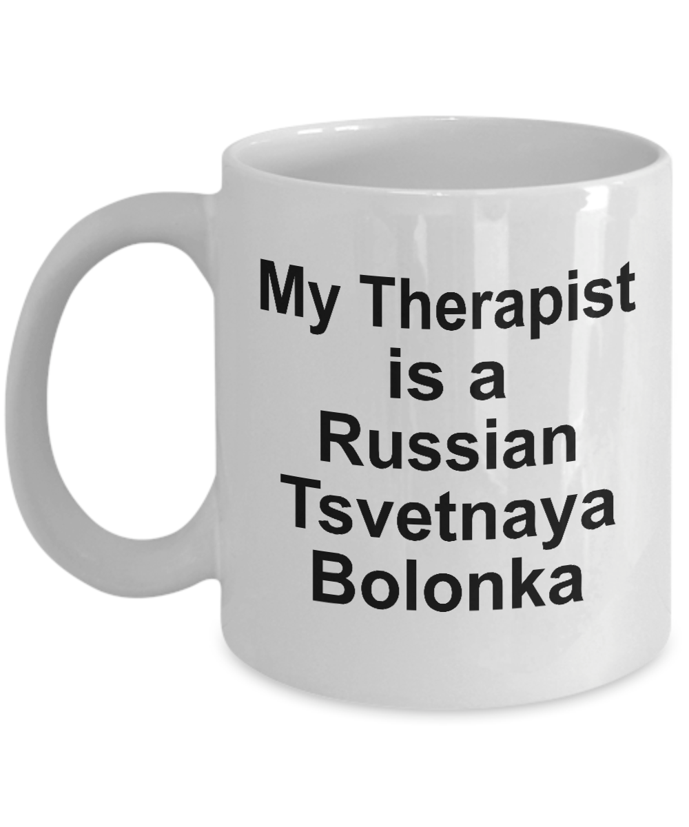 Russian Tsvetnaya Bolonka Dog  Therapist Coffee Mug