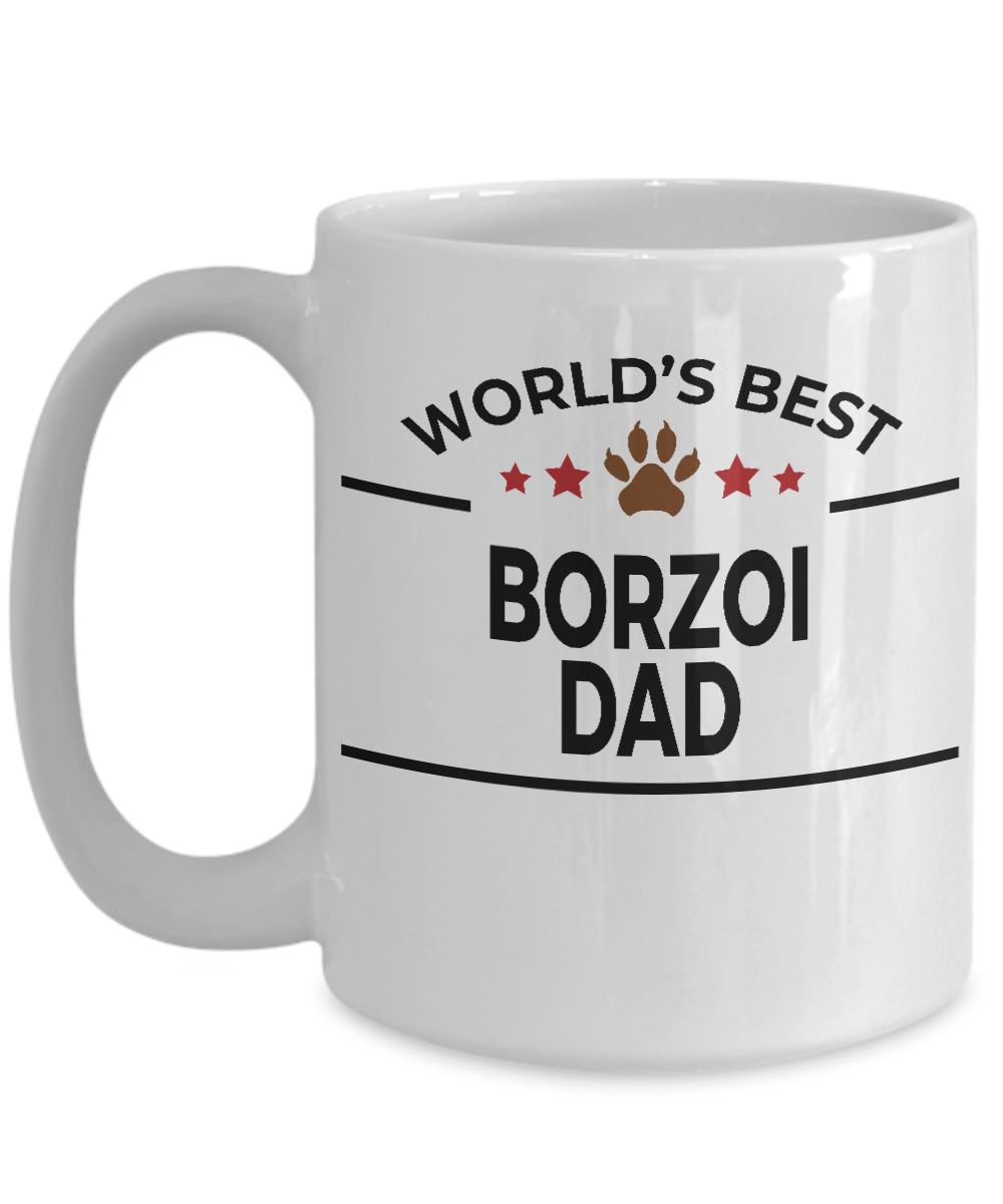 Borzoi Dog Dad Coffee Mug