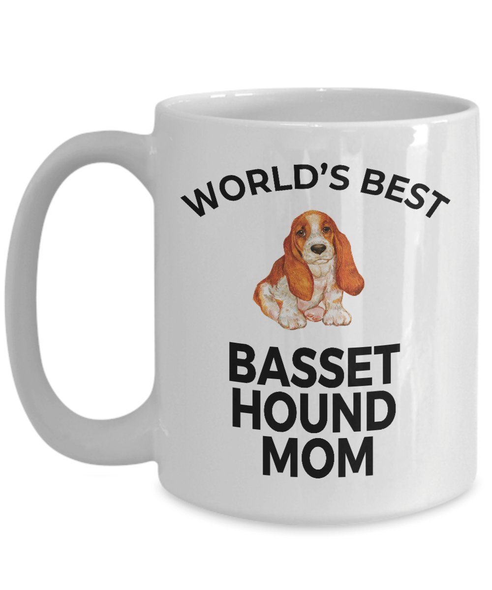 Basset Hound Puppy Dog Mom Coffee Mug