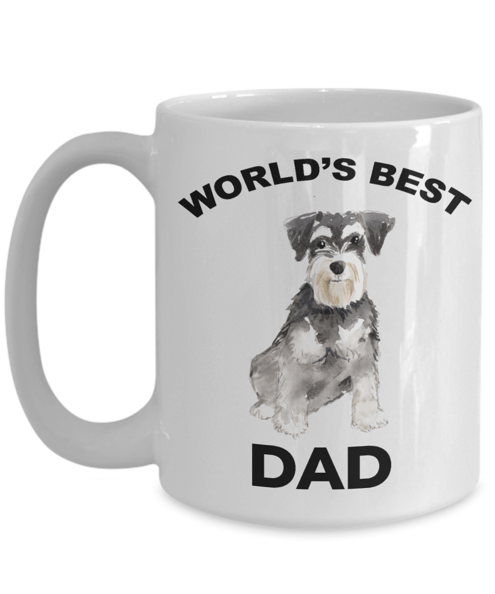 Miniature Schnauzer Best Dog Dad Coffee Mug