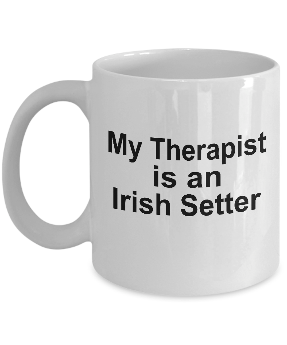 Irish Setter Dog Therapist Coffee Mug