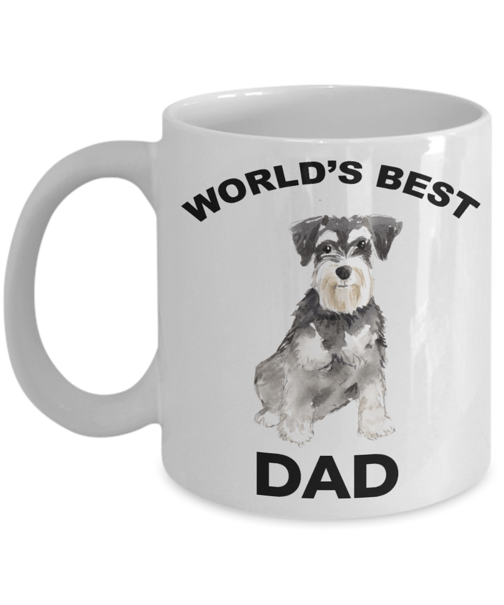 Miniature Schnauzer Best Dog Dad Coffee Mug