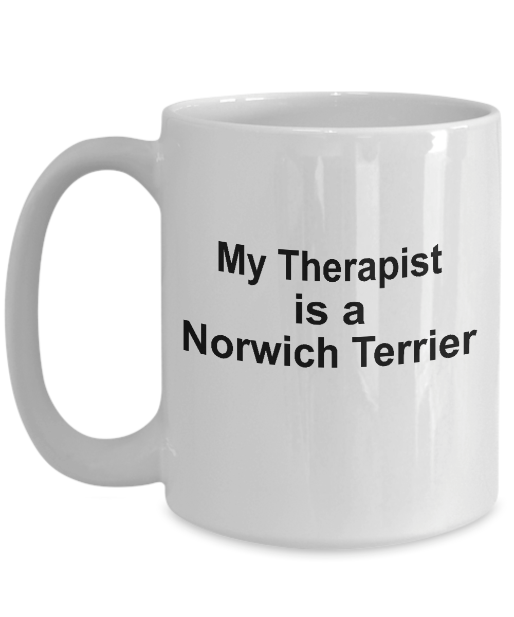 Norwich Terrier Dog Therapist Coffee Mug