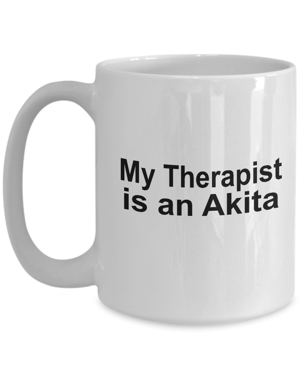 Akita Dog Therapist Coffee Mug