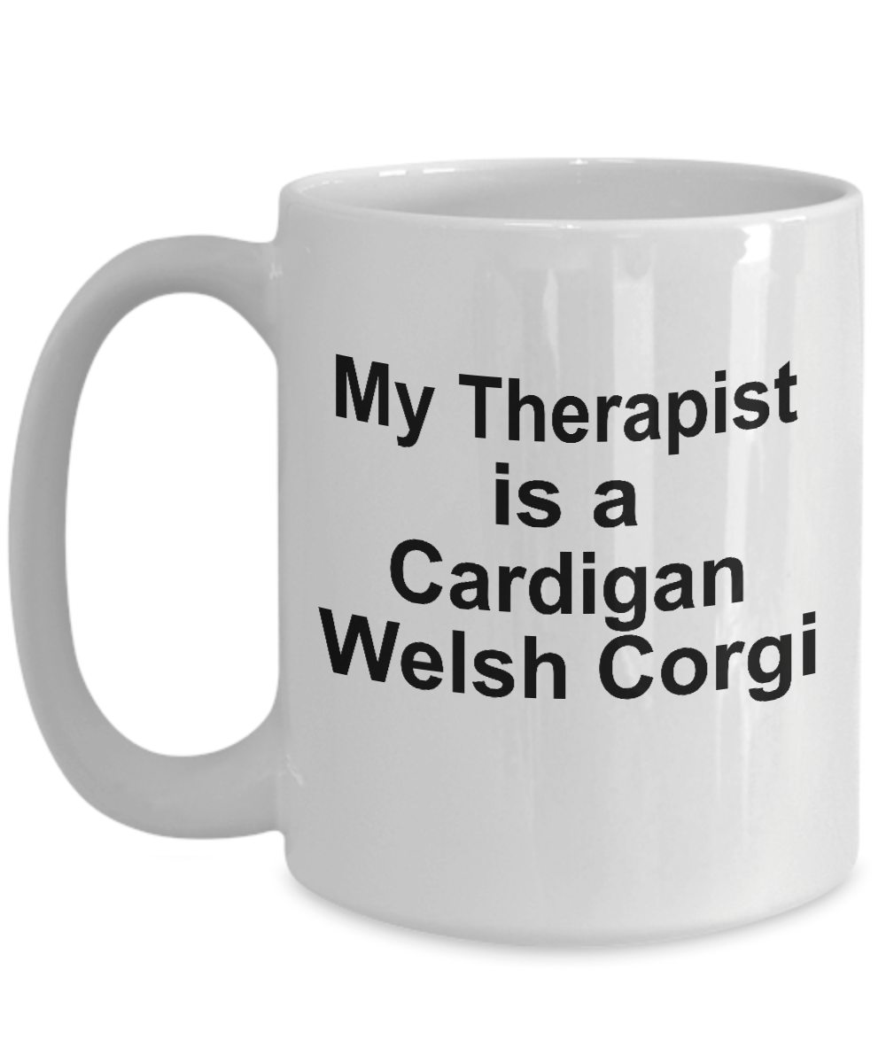 Cardigan Welsh Corgi Dog Therapist Coffee Mug