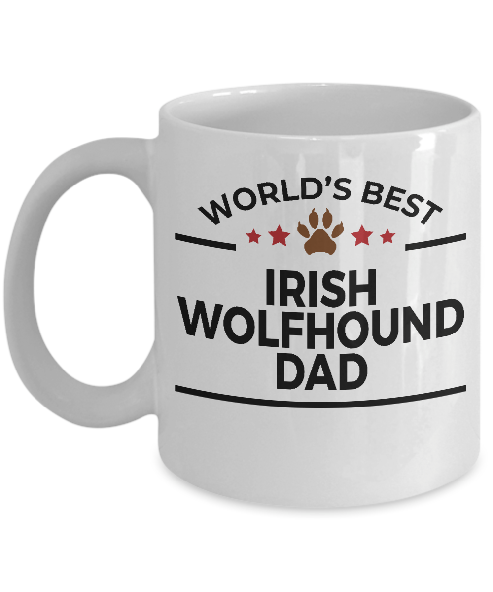 Irish Wolfhound Dog Dad Coffee Mug