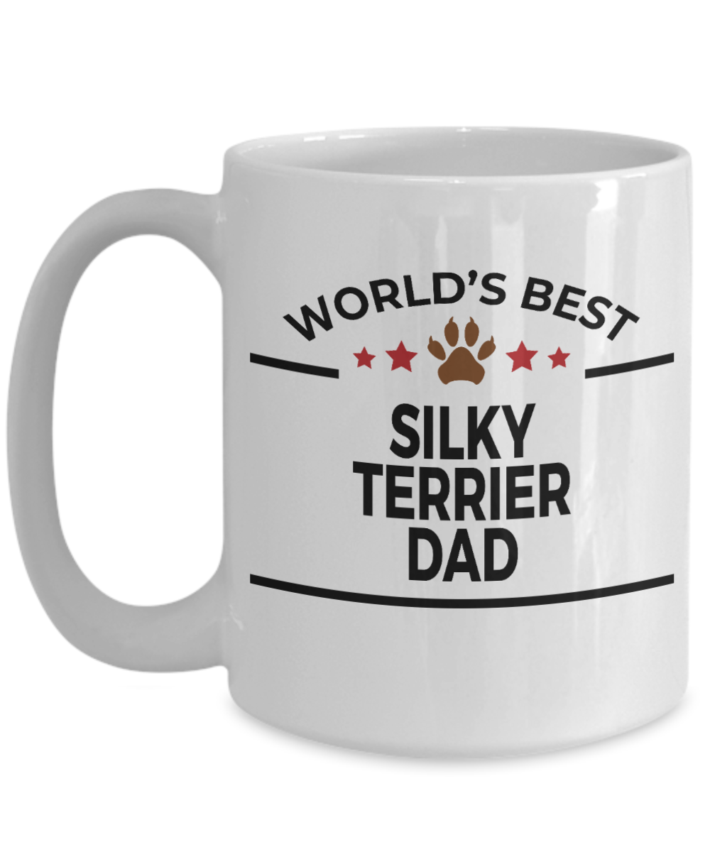 Silky Terrier Dog Dad Coffee Mug