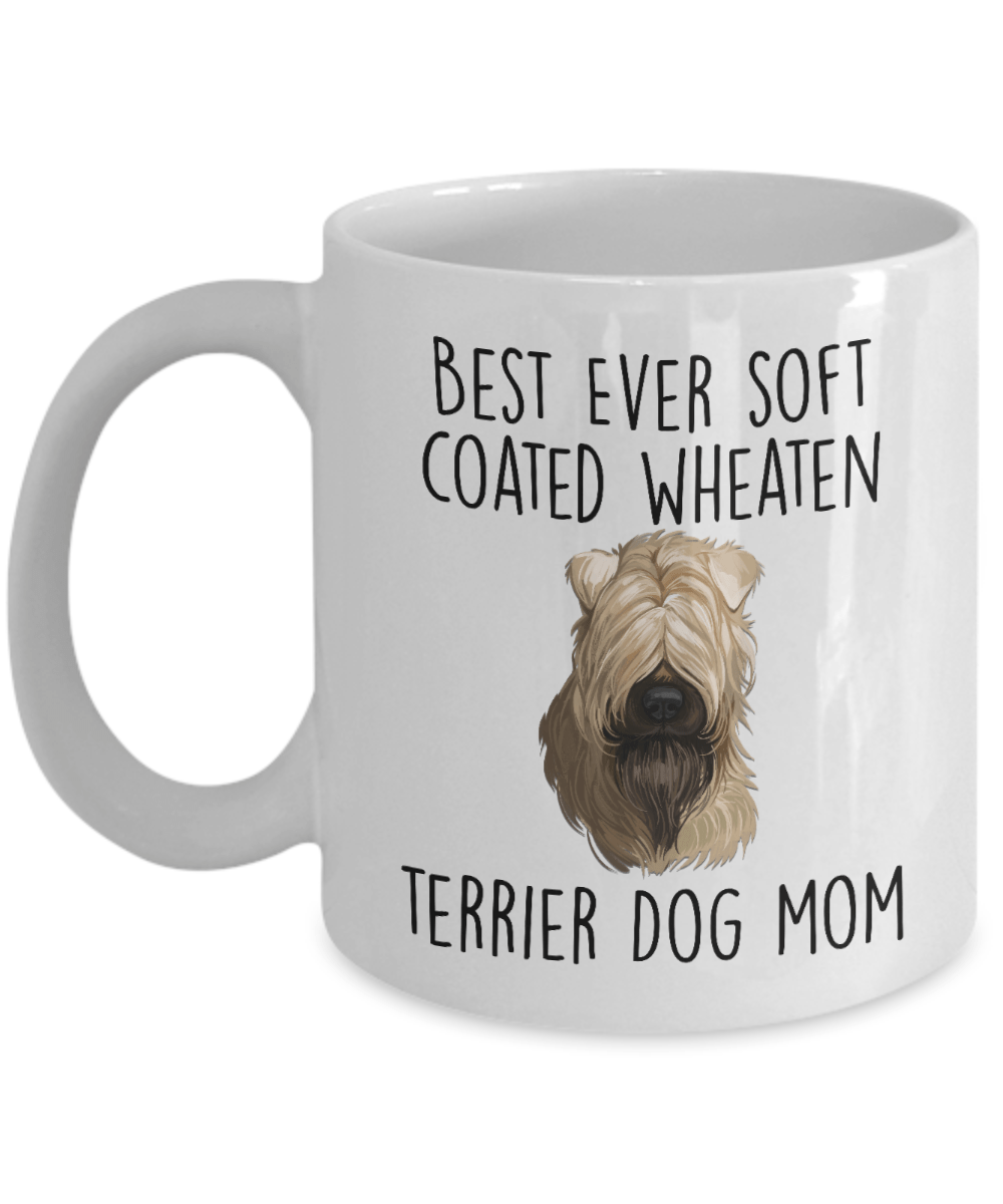 Best Ever Soft Coated Wheaten Terrier Dog Mom Ceramic Coffee Mug