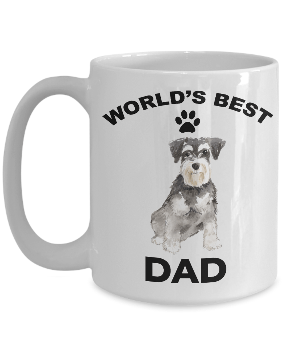 Miniature Schnauzer Best Dad Coffee Mug