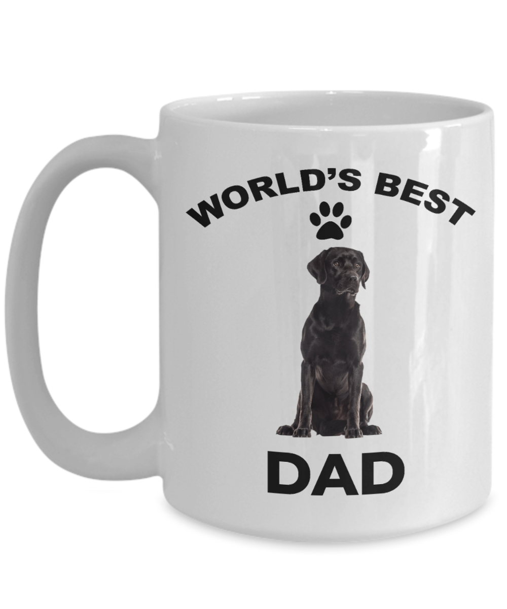 Black Labrador Retriever Best Dad Coffee Mug