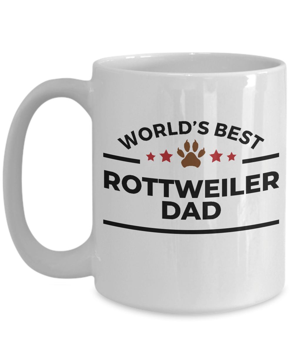 Rottweiler Best Dog Dad Ceramic Mug