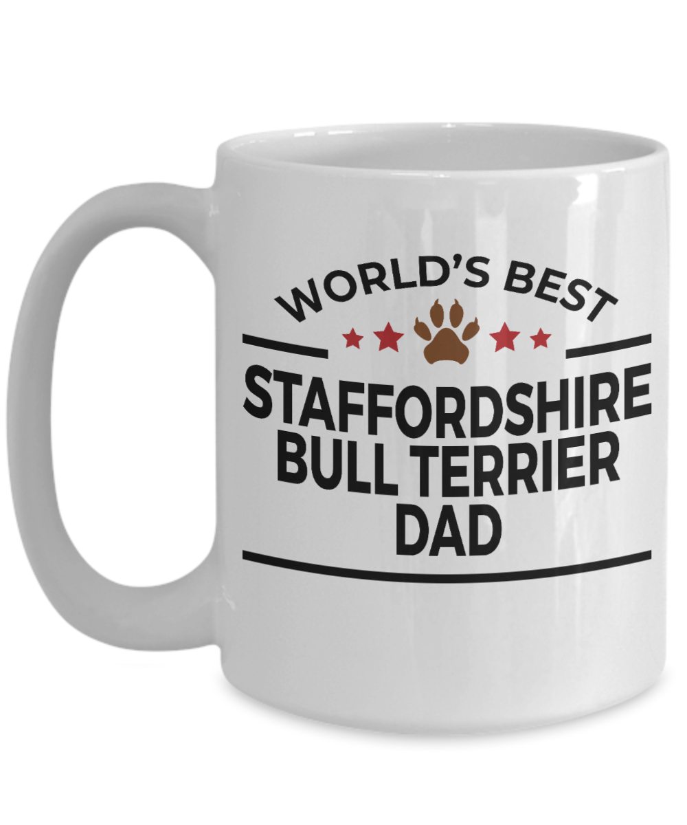 Staffordshire Bull Terrier Dog Dad Coffee Mug