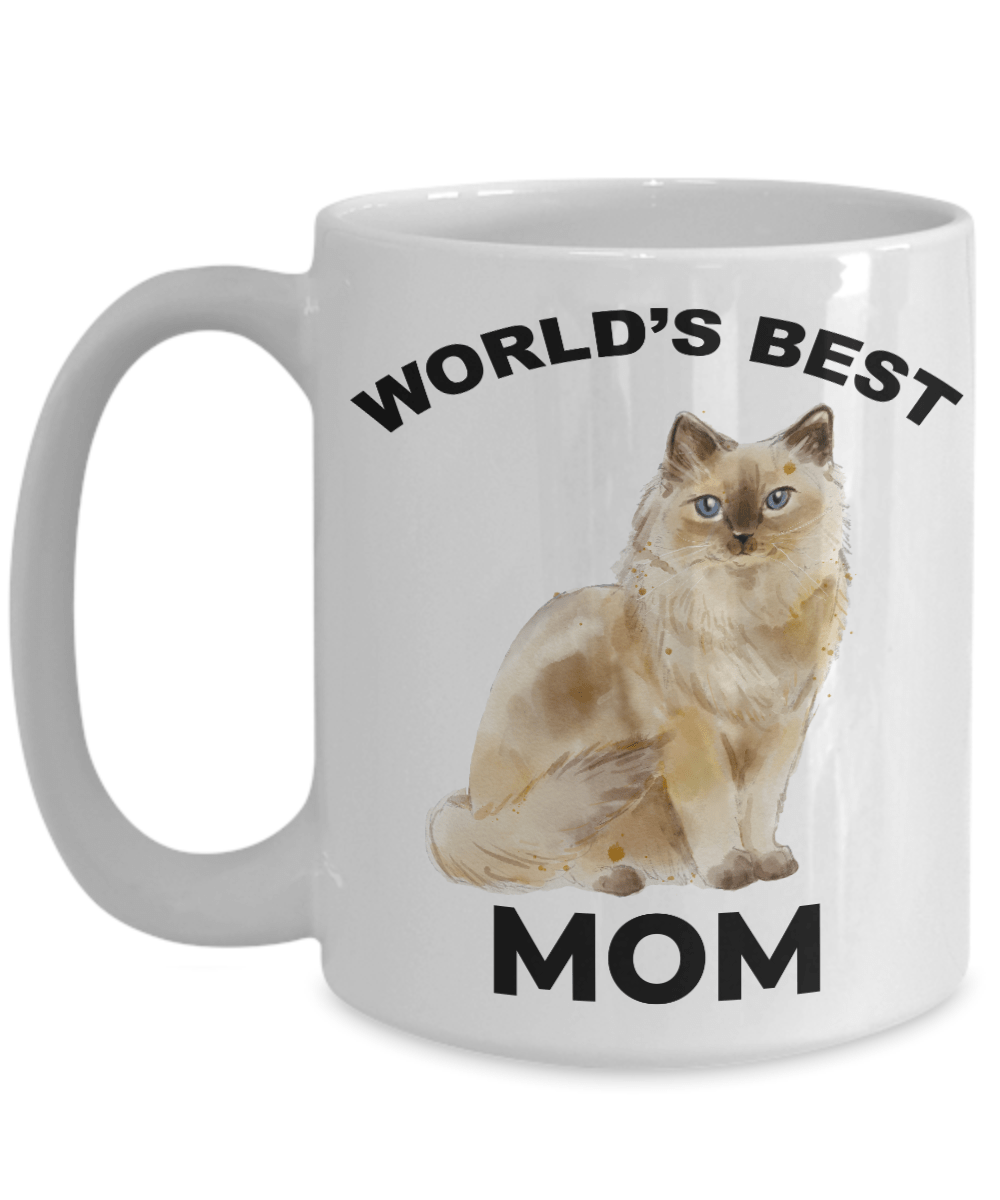 Ragdoll Cat World's Best Mom Ceramic Coffee Mug