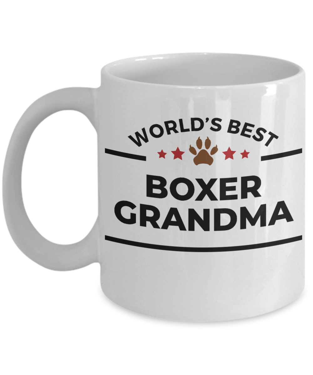 Boxer Dog Grandma Mug