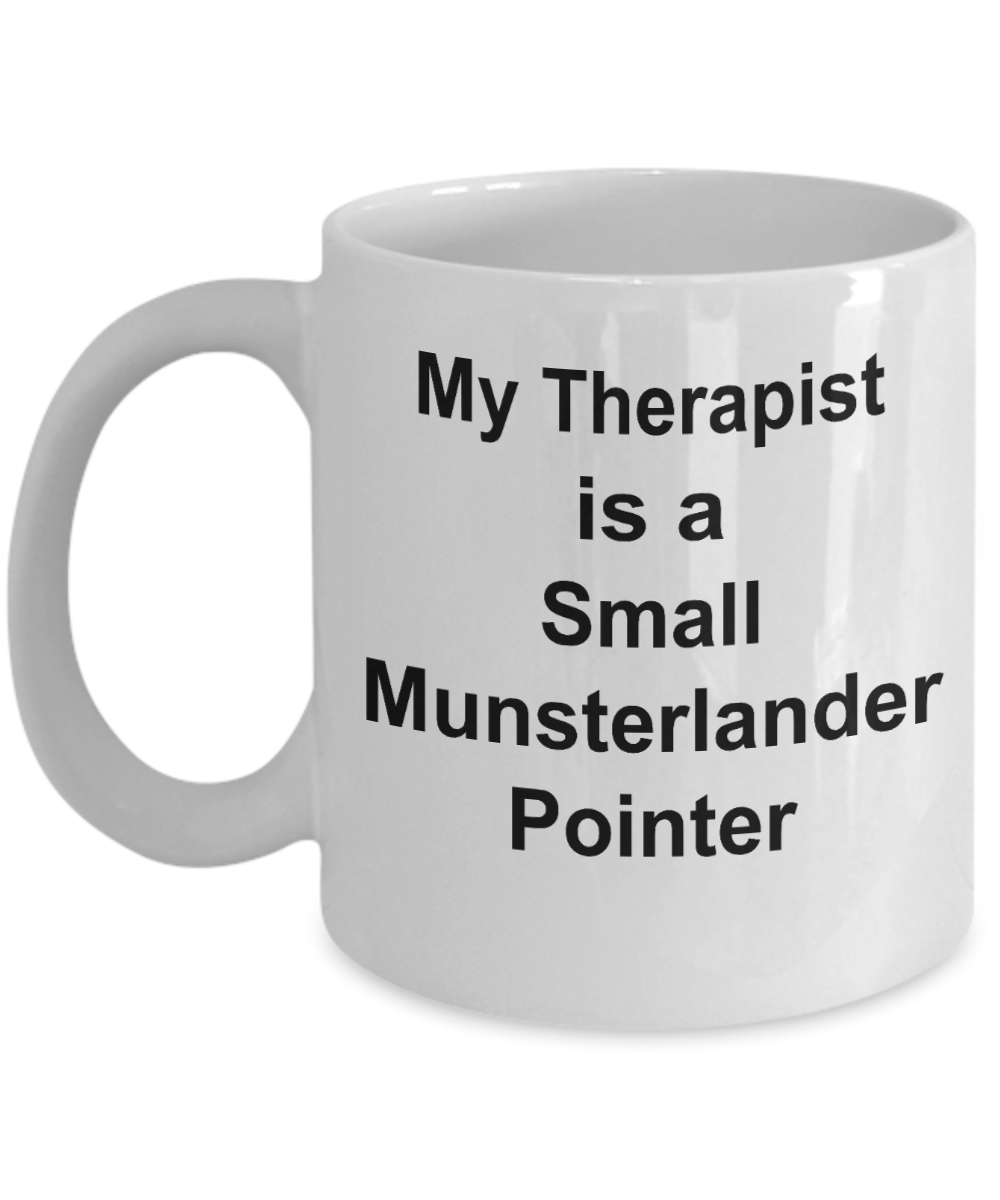 Small Munsterlander Pointer Dog Therapist Funny Gift White Ceramic Coffee Mug